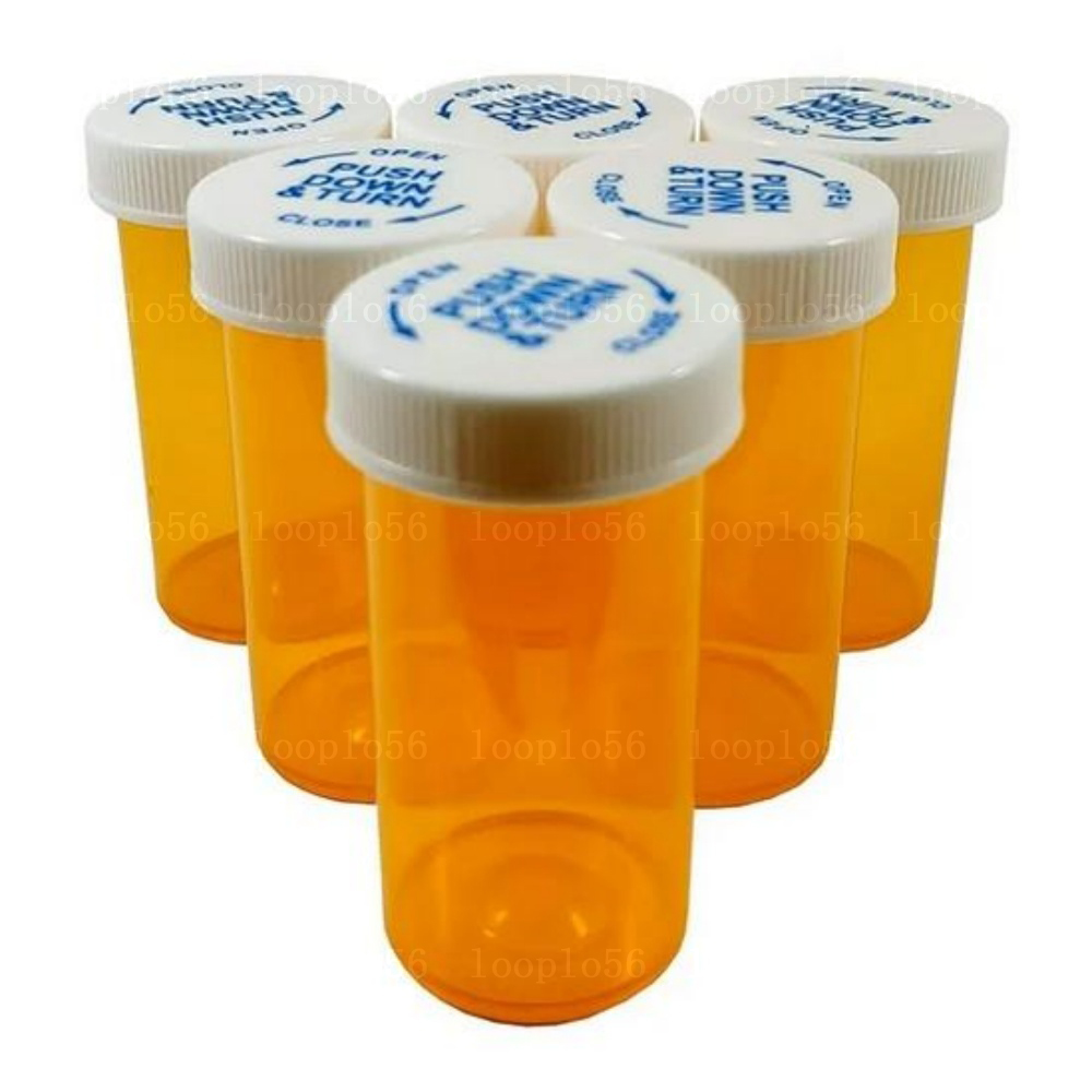 Travel Accessories Bottles - 12/20 lege plastic medicijnflesjes met kindveilige