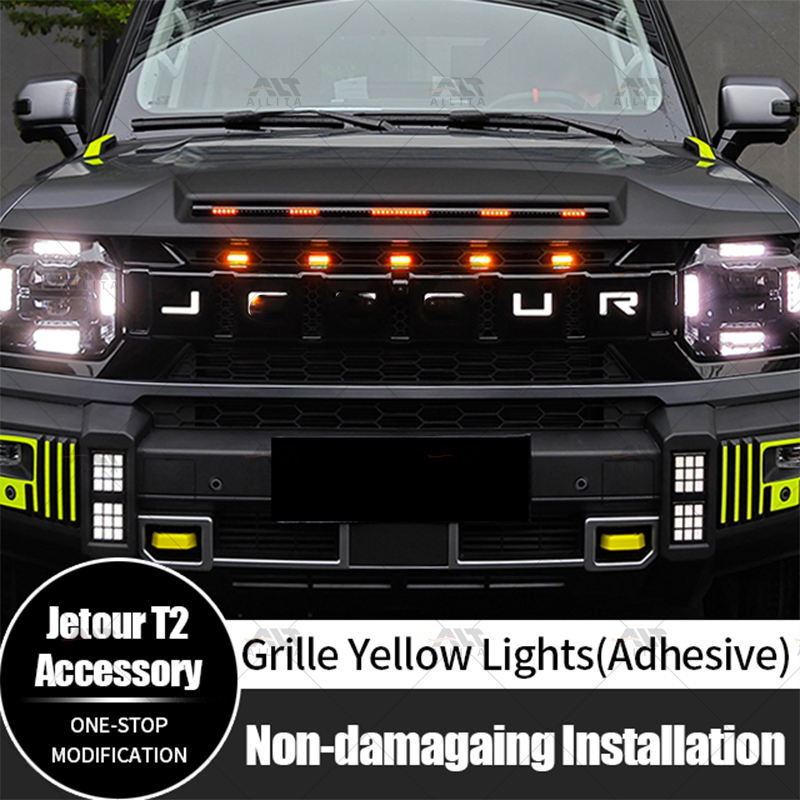 Quality Travel Accessories - Jetour Traveler T2 Grille Verlichting Hoge