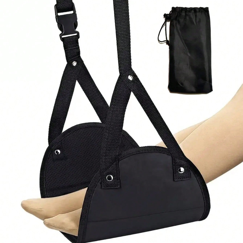 Travel Accessories In Train - Draagbare verstelbare voetensteun hangmat voor vliegtuigreizen,