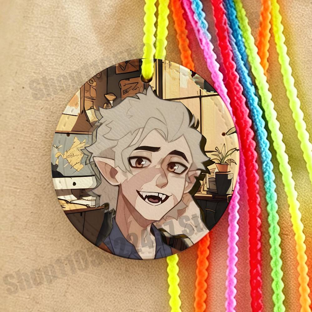 Luggage Tag Leather - De Anime G-Golden-G-Guard kan worden gevuld