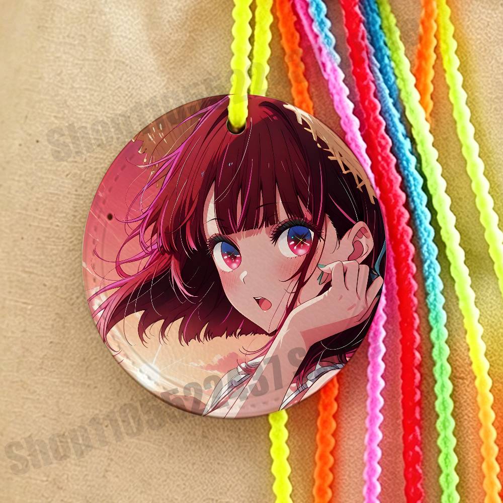 Luggage Tag Leather - Cartoon K-Kana A-Arima Leuke creatieve bagagelabel