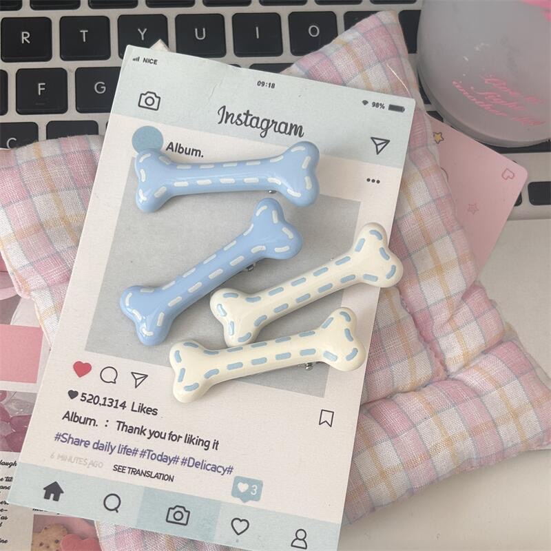 Travel Accessories For Young Women - Haarsieradenclip Frisse alligatorhaarspeld Polka Dot haaraccessoire