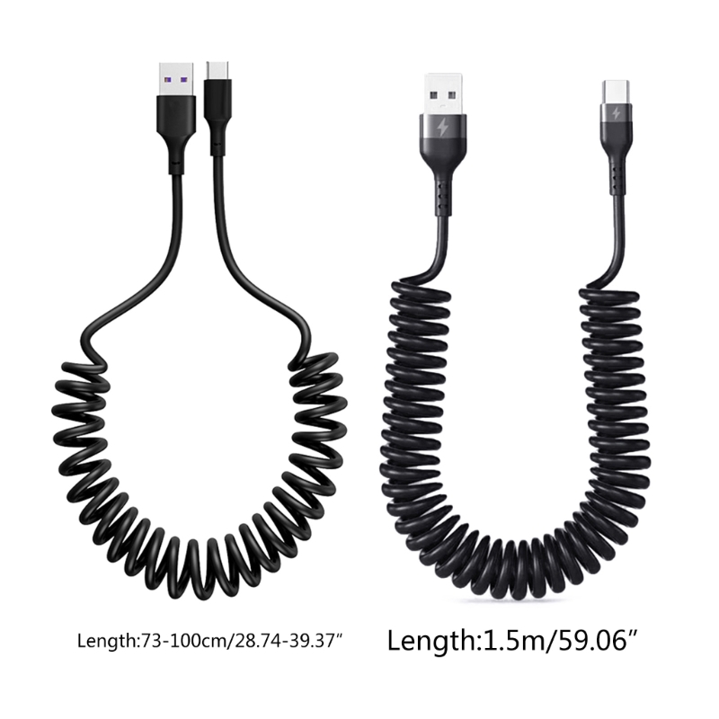 Travel Accessories Inc - Lentevorm USB naar Type-c-kabels 5A Type