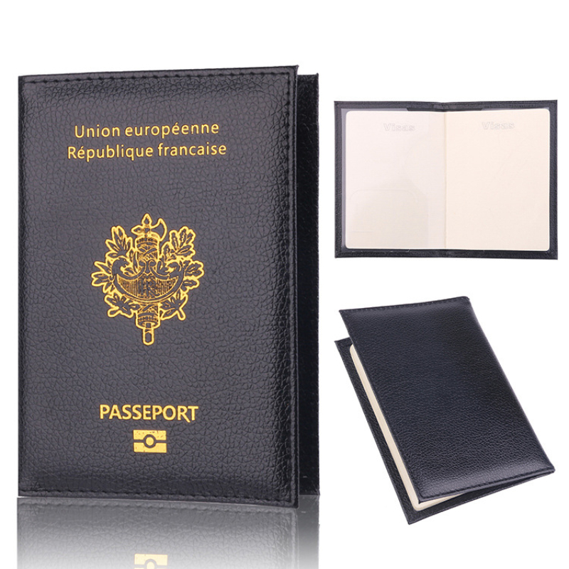 Quality Travel Accessories - Vrouwen Mannen Reizen Pu Paspoorthouder Beschermhoes