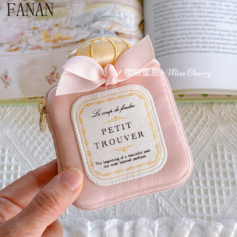 Travel Accessories Girly - Schattig meisjesachtig mini-bowknot parfumflesje sieradentasje accessoires