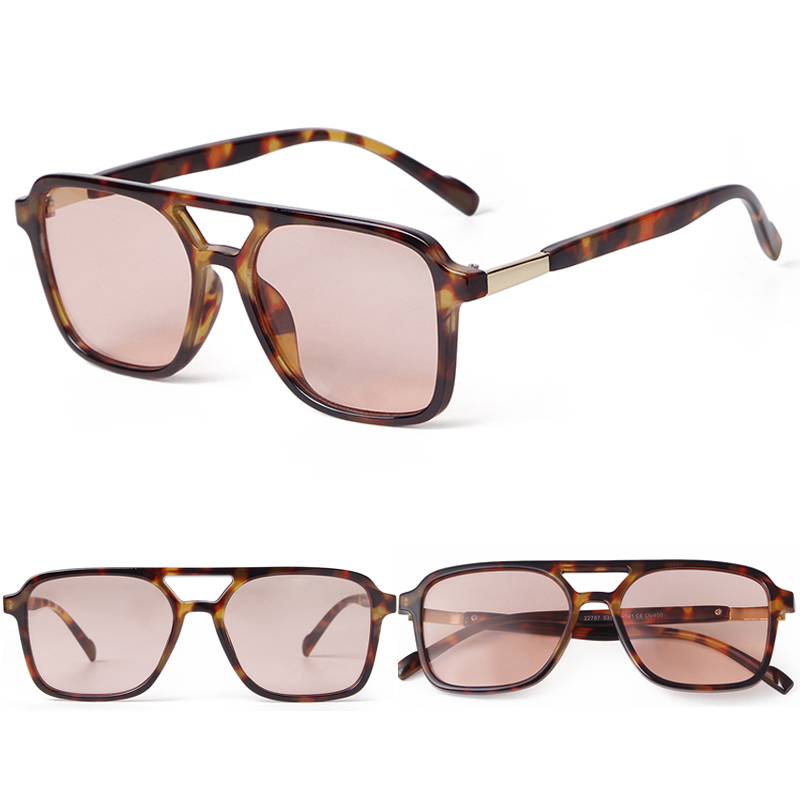 Travel Accessories Brand - Trendy Big Pilot Zonnebril Dames Heren