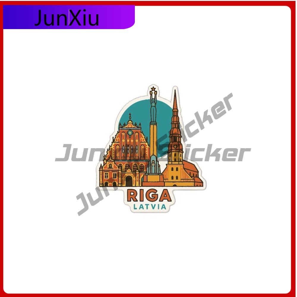 Travel Accessories Bottles - Riga Letland City Reizen Sticker Accessoires