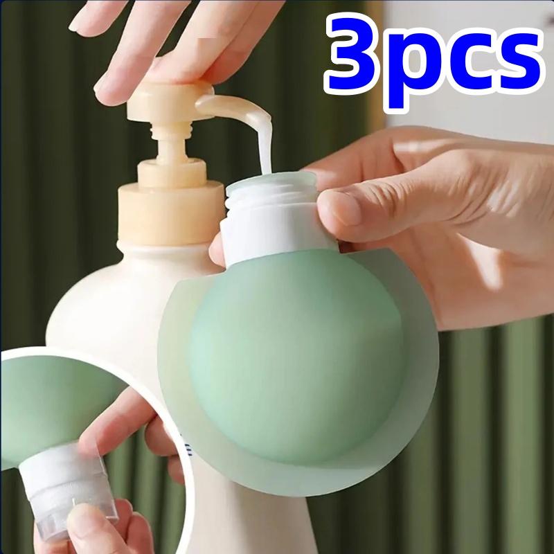 Travel Accessories Bottles - 1/3 stuks draagbare reisflessen zachte siliconen