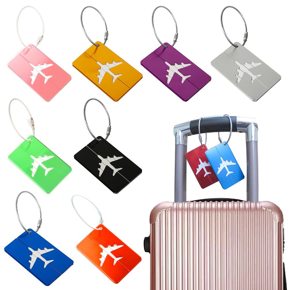 Travel Accessories For Europe - Aluminium Reisbagagelabels Herbruikbare Kofferbagagelabels Vakantiekoffer Labels