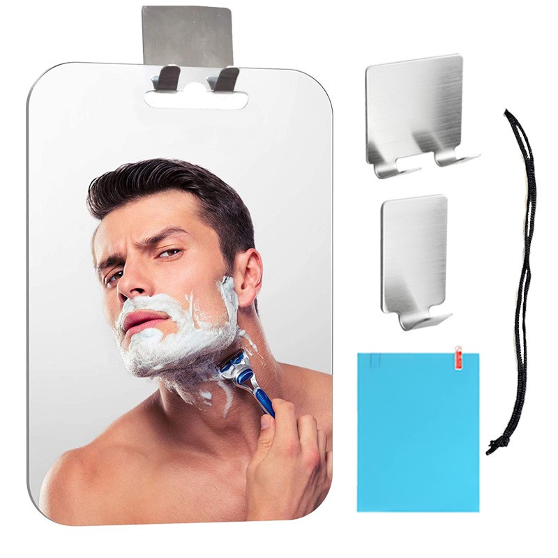 Travel Accessories For Europe - D9 30x20CM Grote Acryl Anti-Mist Spiegel