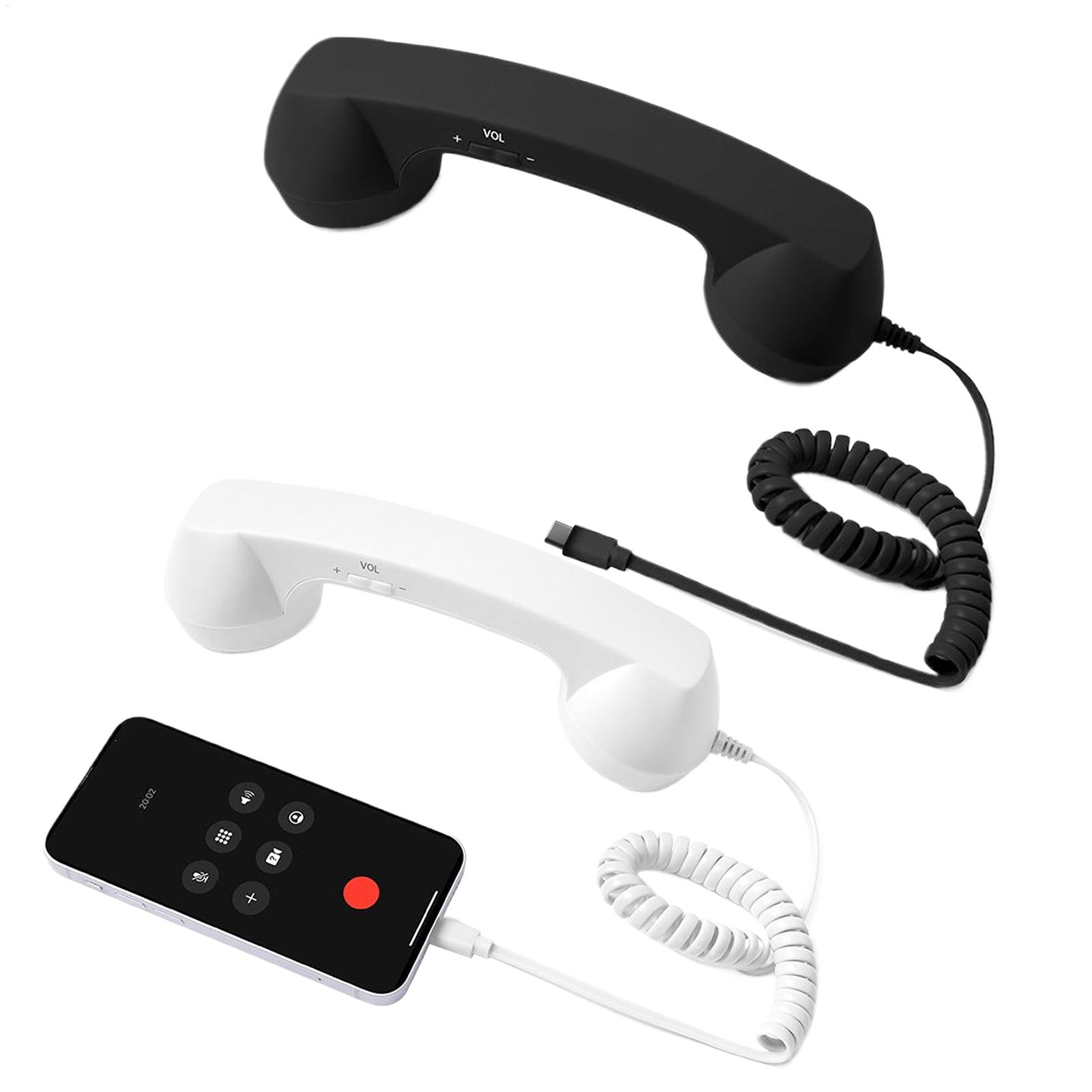 Travel Accessories Inc - Type-C Retro Telefoonadapter Vaste Converter met