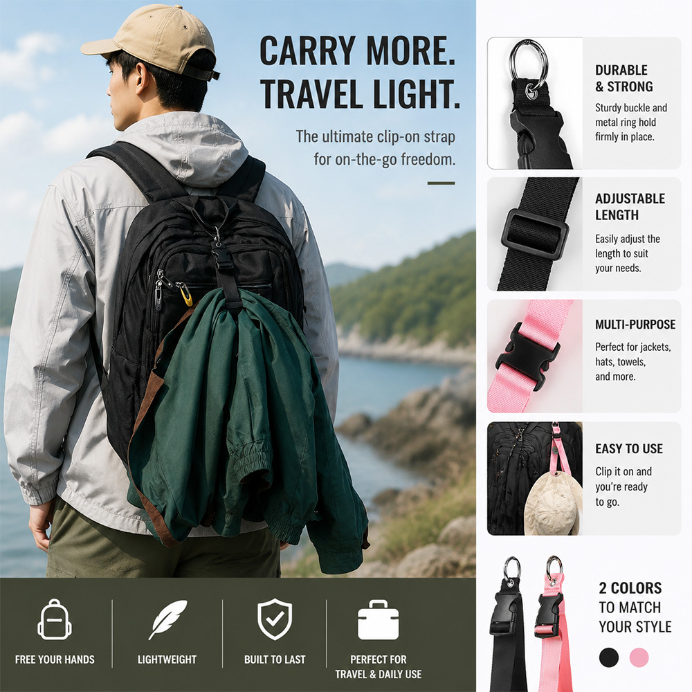 Travel Accessories Luggage Straps - Draagbare anti-diefstal bagageriem Duurzame buitengesp Heren
