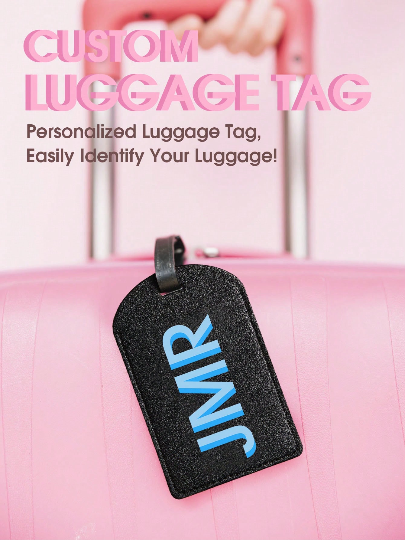 Gepersonaliseerde initialen ba - Luggage Tag Leather recensie en prijs