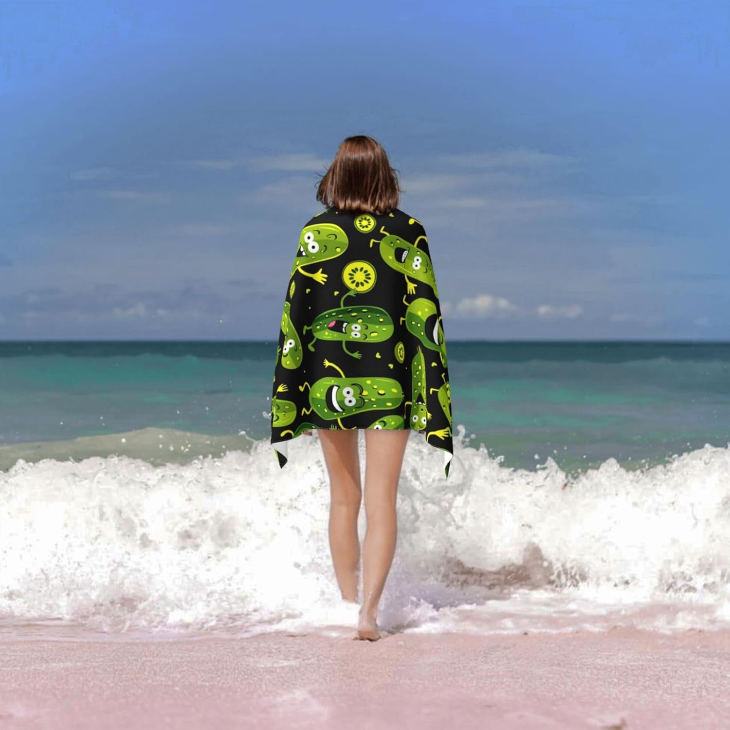 Grappige Pickle-strandhanddoek - Travel Towel Quick Dry recensie en prijs