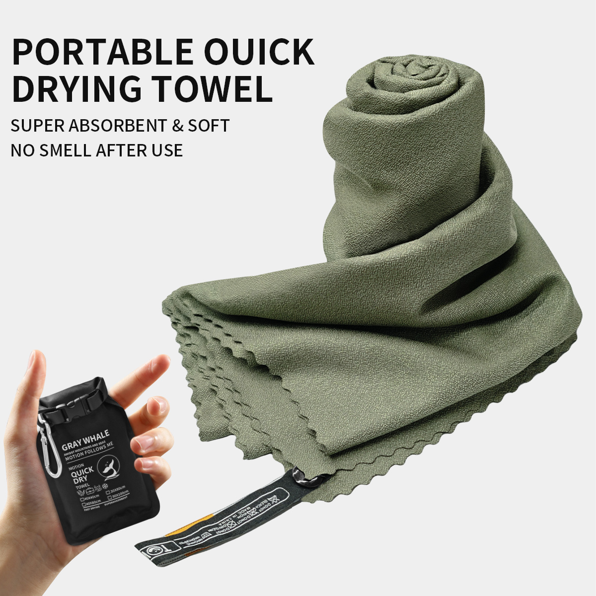 Sneldrogende handdoek - Supera - Travel Towel Quick Dry recensie en prijs