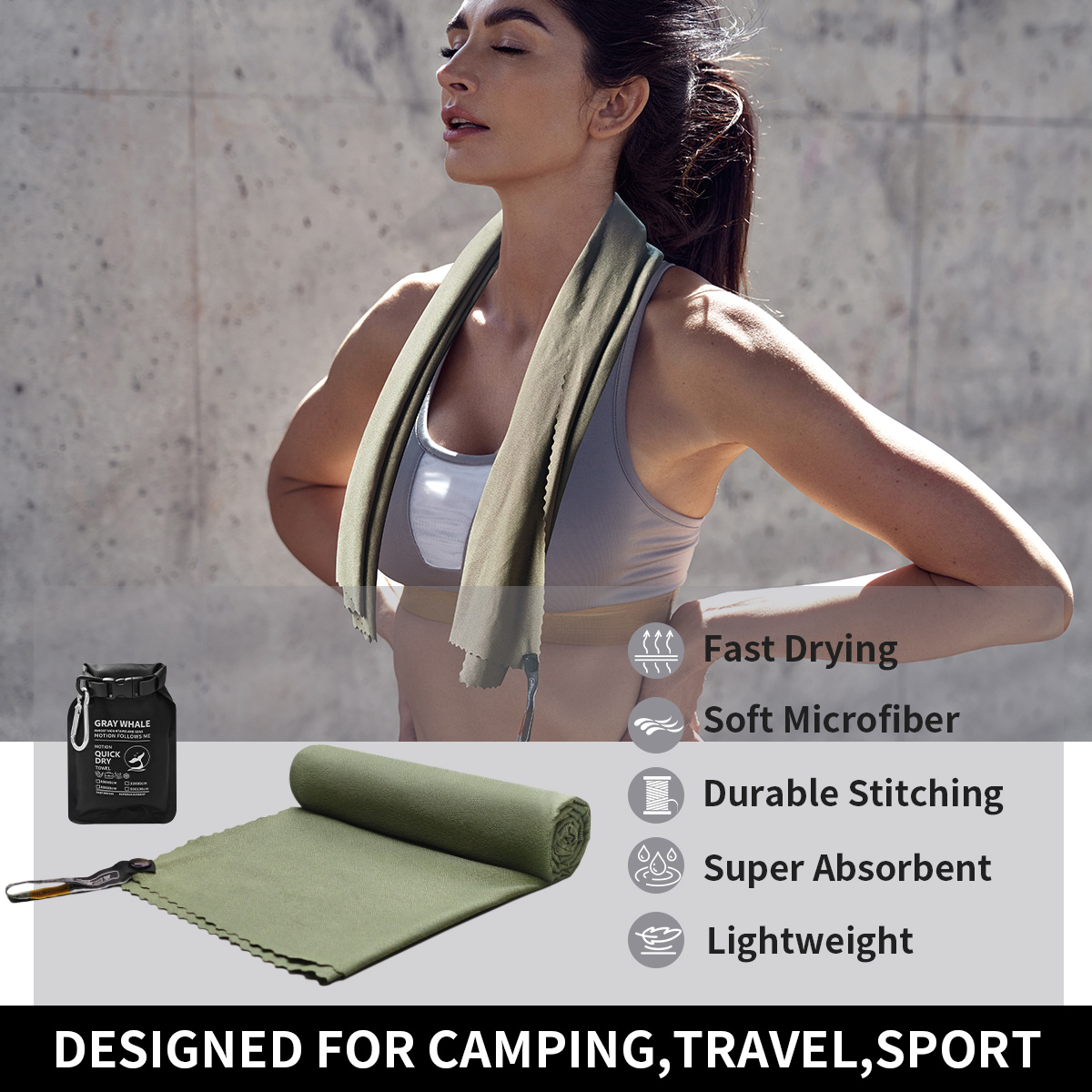 Sneldrogende handdoek - Supera - Travel Towel Quick Dry recensie en prijs