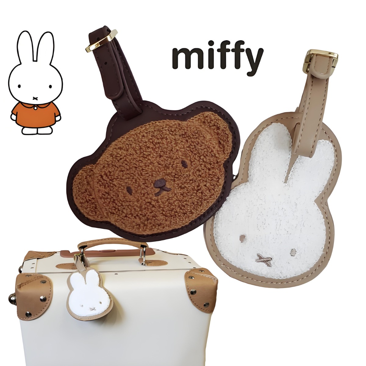 Kawaii Anime Miffy Rabbit Bori - Luggage Tag Leather recensie en prijs