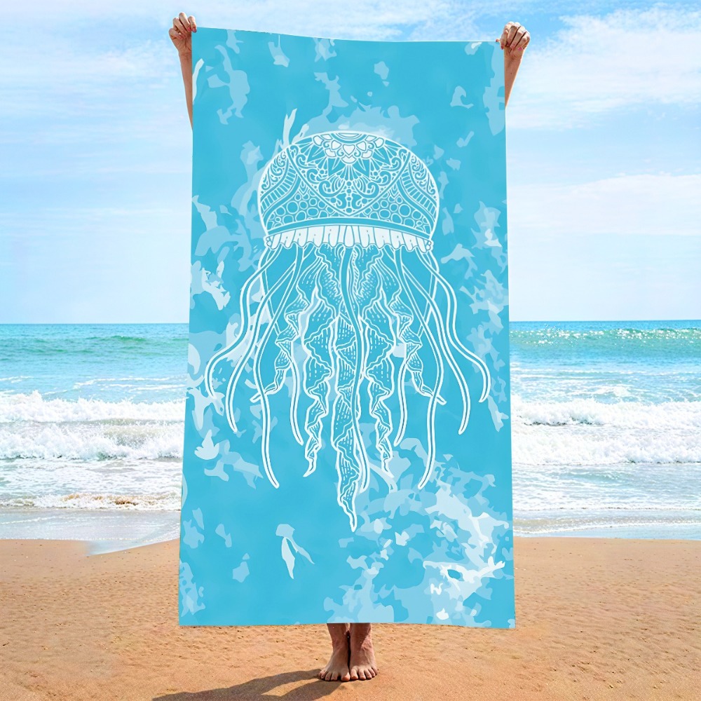 27.5x55inch Blue Ocean Jellyfi - Travel Towel Quick Dry recensie en prijs