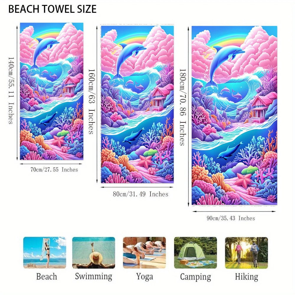 27.5x55inch Blue Ocean Jellyfi - Travel Towel Quick Dry recensie en prijs