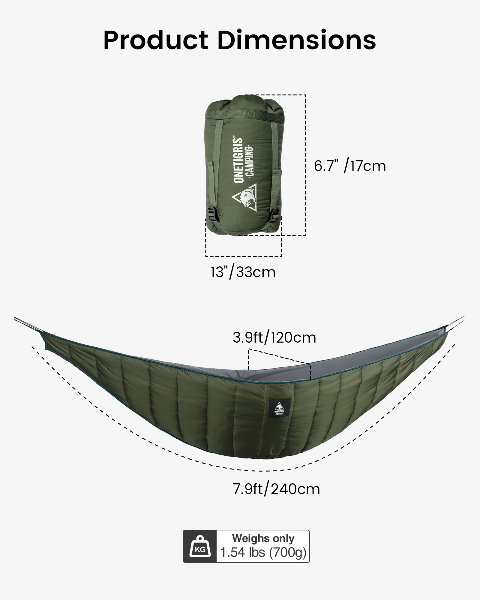 OneTigris Lichtgewicht Hangmat - Travel Accessories Inc recensie en prijs