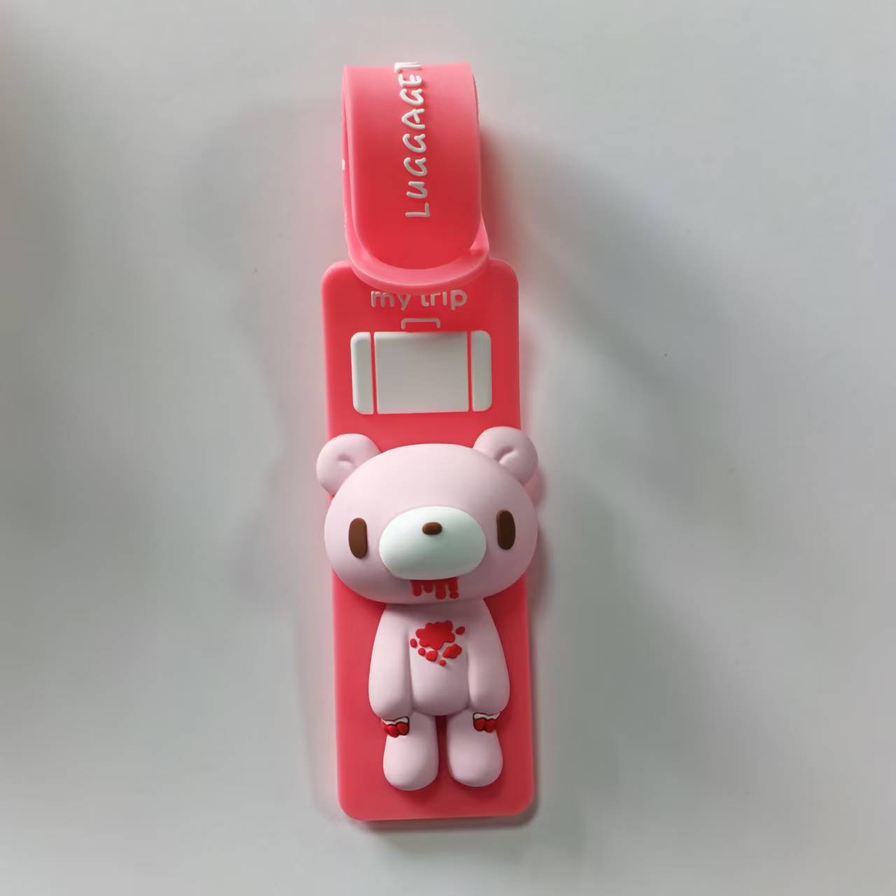 Schattige cartoon beer silicon - Travel Accessories Luggage Straps recensie en prijs