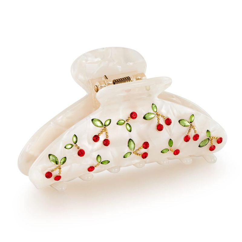 1pc Cherry haarclip, strass, z - Quality Travel Accessories recensie en prijs
