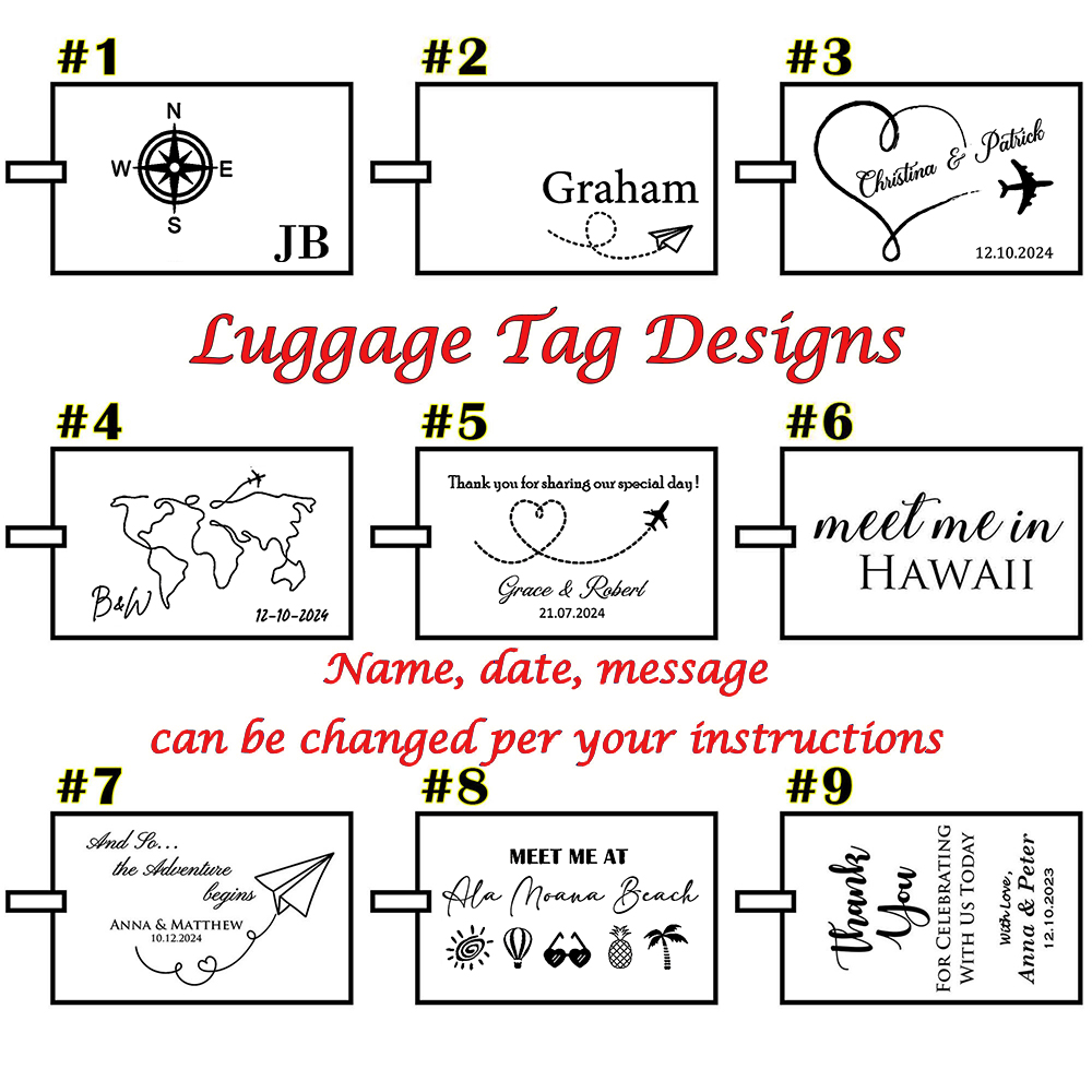 Gepersonaliseerde Pu lederen b - Luggage Tag Leather recensie en prijs