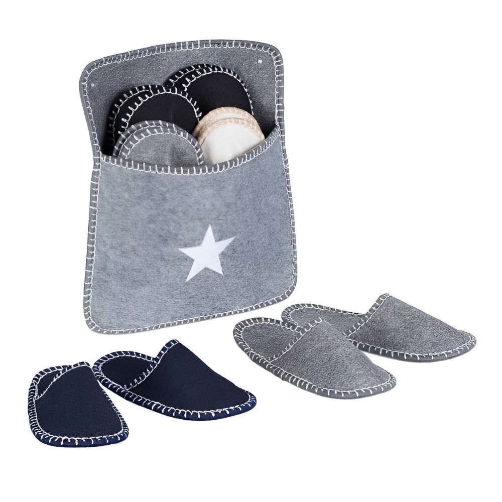 1 Set 6 Paar Wegwerp Vilt Slip - Shoe Bag Travel recensie en prijs