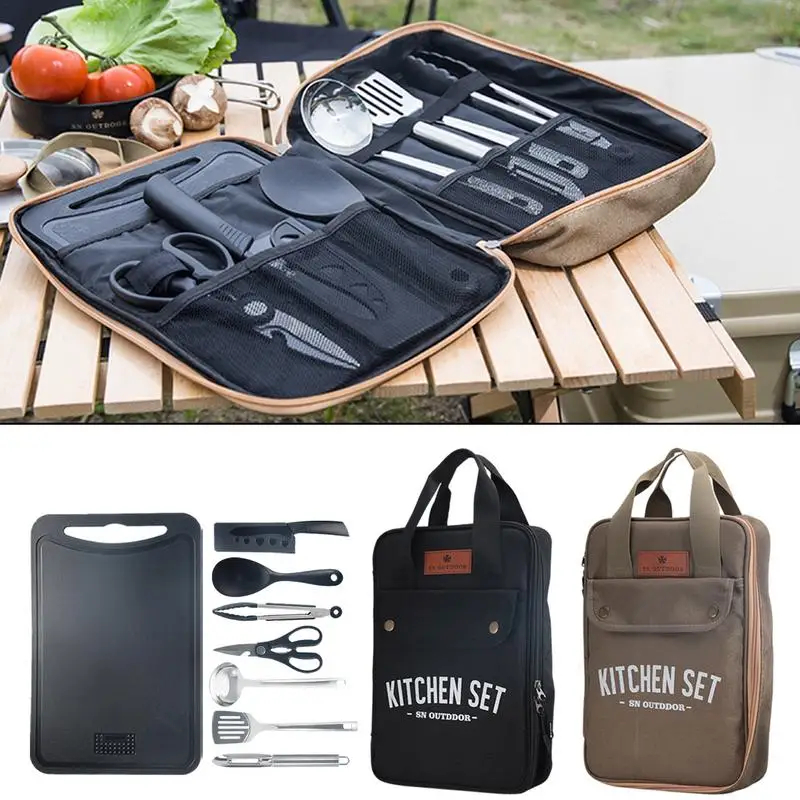 8-delige campingkeukenset, dra - Travel Kitchen Accessories recensie en prijs