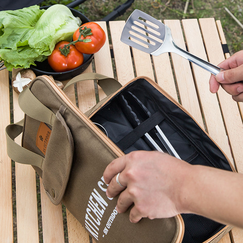 8-delige campingkeukenset, dra - Travel Kitchen Accessories recensie en prijs