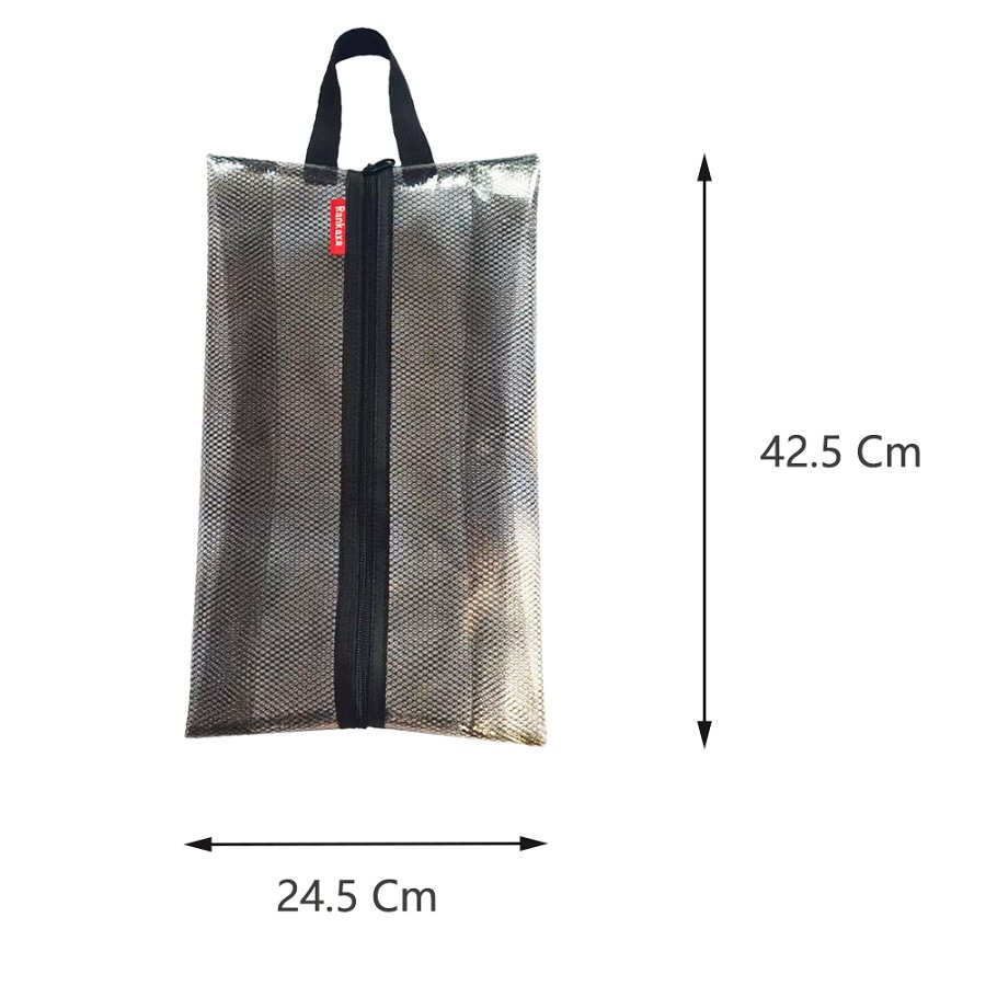 Nieuwe zwarte mesh schoenenopb - Shoe Bag Travel recensie en prijs