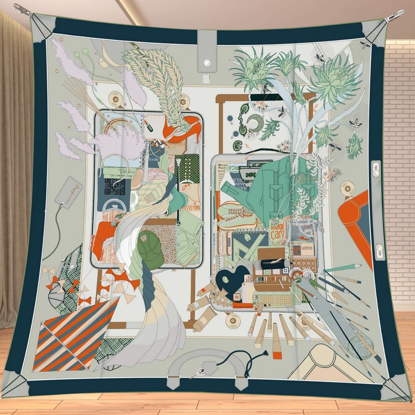 90cm Twill Zijdeachtige Vierka - Quality Travel Accessories recensie en prijs