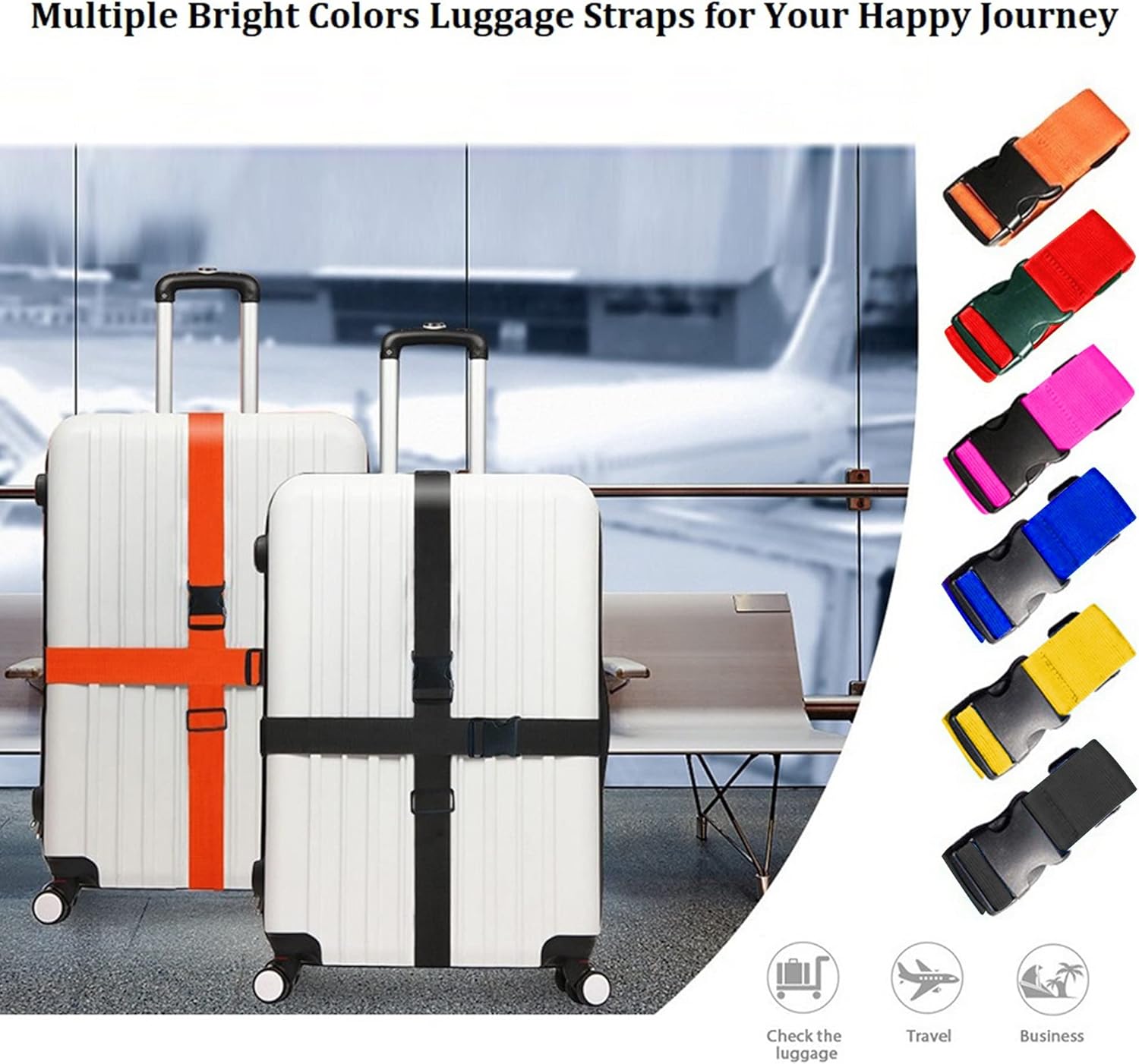 Verstelbare bagageriemen in fe - Travel Accessories Luggage Straps recensie en prijs