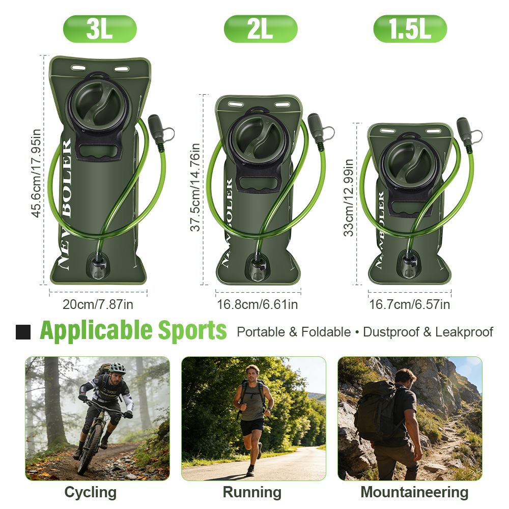 Hydratatieblaas 1.5L/2L/3L Gro - Hydration Pack Backpack recensie en prijs