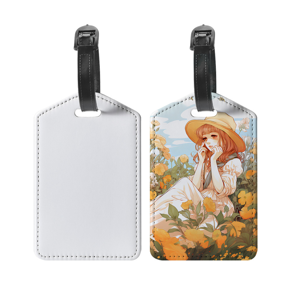 Aangepaste afbeelding PU leder - Luggage Tag Leather recensie en prijs
