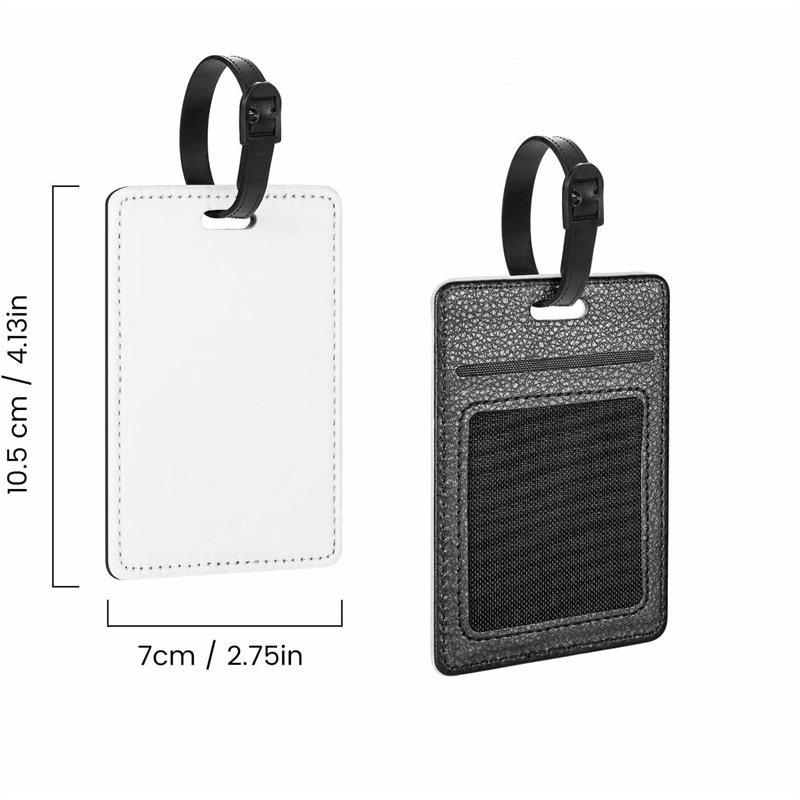 Aangepaste afbeelding PU leder - Luggage Tag Leather recensie en prijs