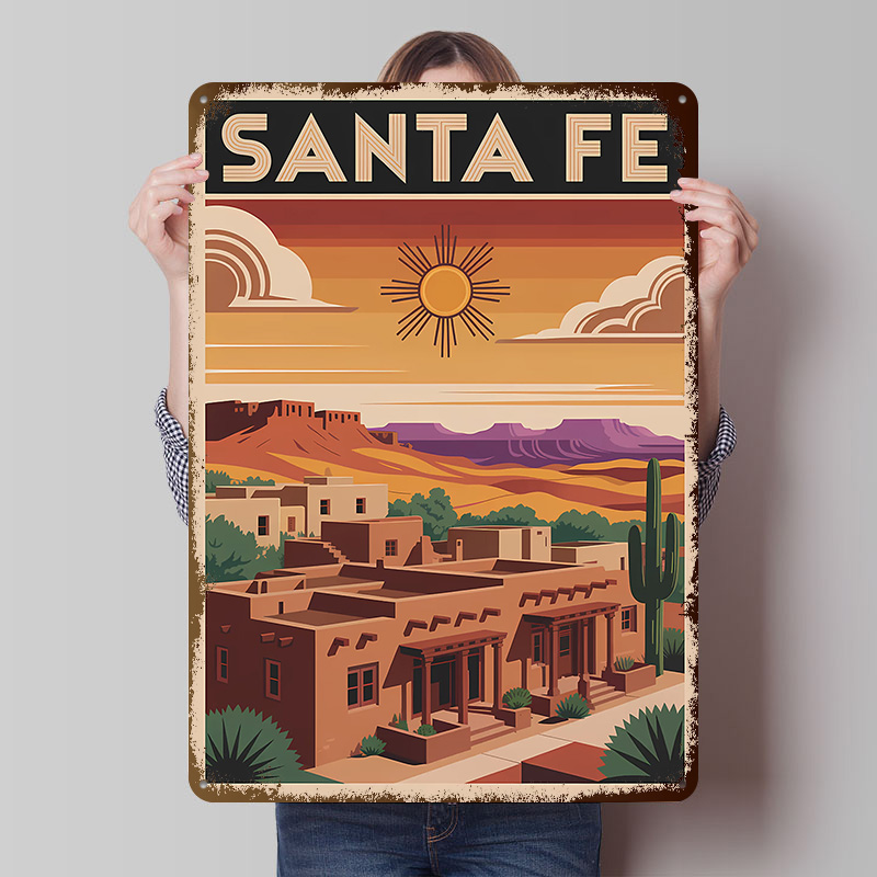 Santa Fe Travel Poster Aangepa - Travel Accessories For Europe recensie en prijs