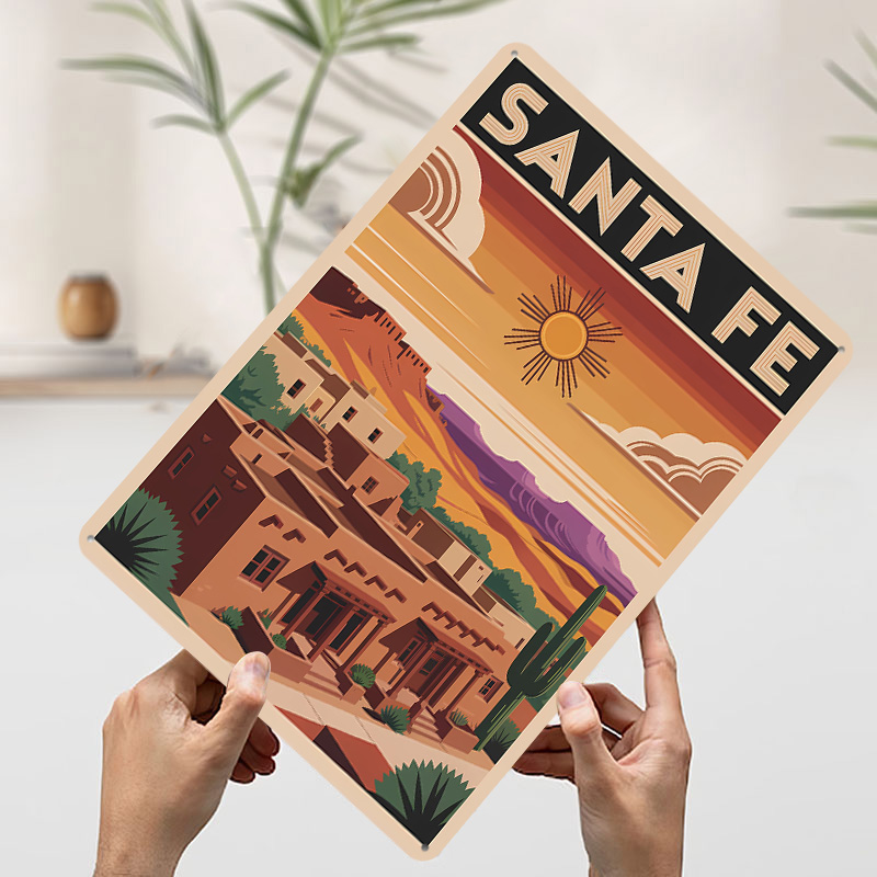 Santa Fe Travel Poster Aangepa - Travel Accessories For Europe recensie en prijs