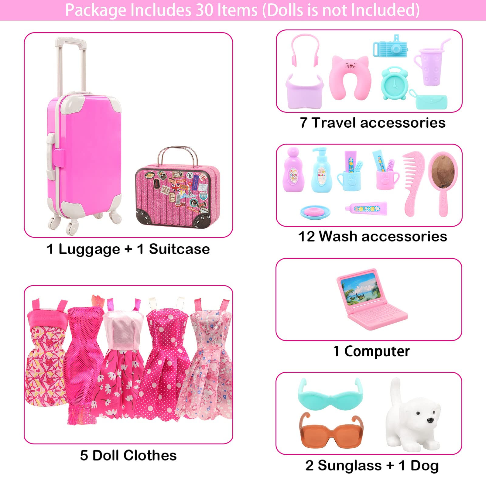 Barwa 30 Stuks 11.5 Lnch Reize - Travel Accessories For Europe recensie en prijs