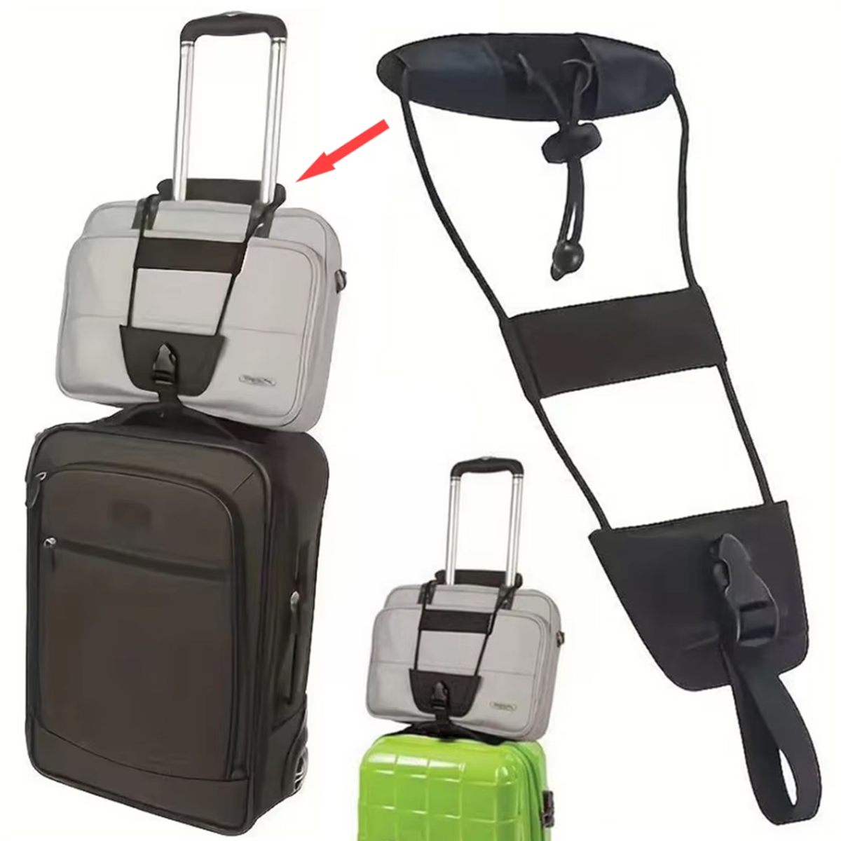 Reistasverbindingsriem, stevig - Travel Accessories Luggage Straps recensie en prijs