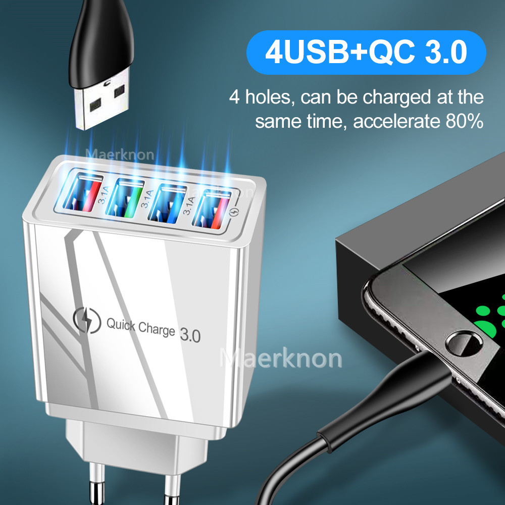 4 USB-snellaadkop EU/US standa - Travel Accessories Inc recensie en prijs