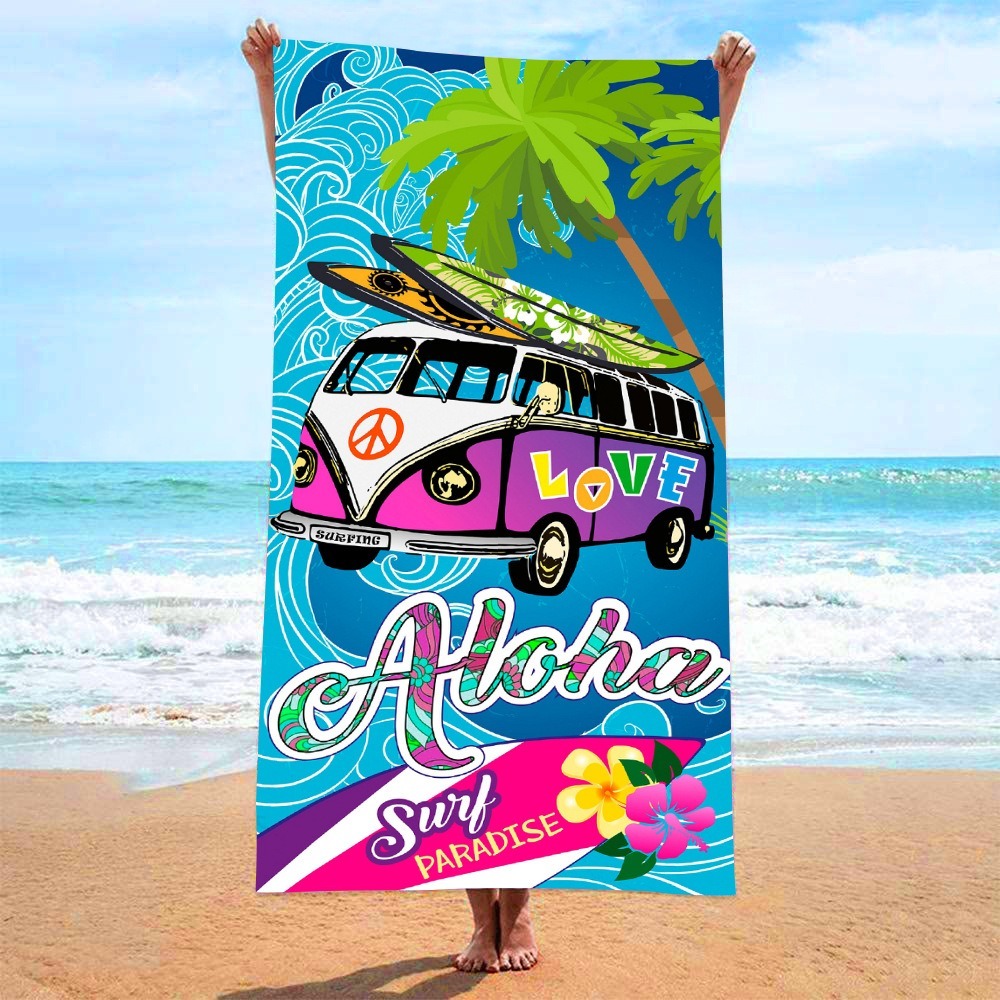Badhanddoek met luipaardprint  - Travel Towel Quick Dry recensie en prijs
