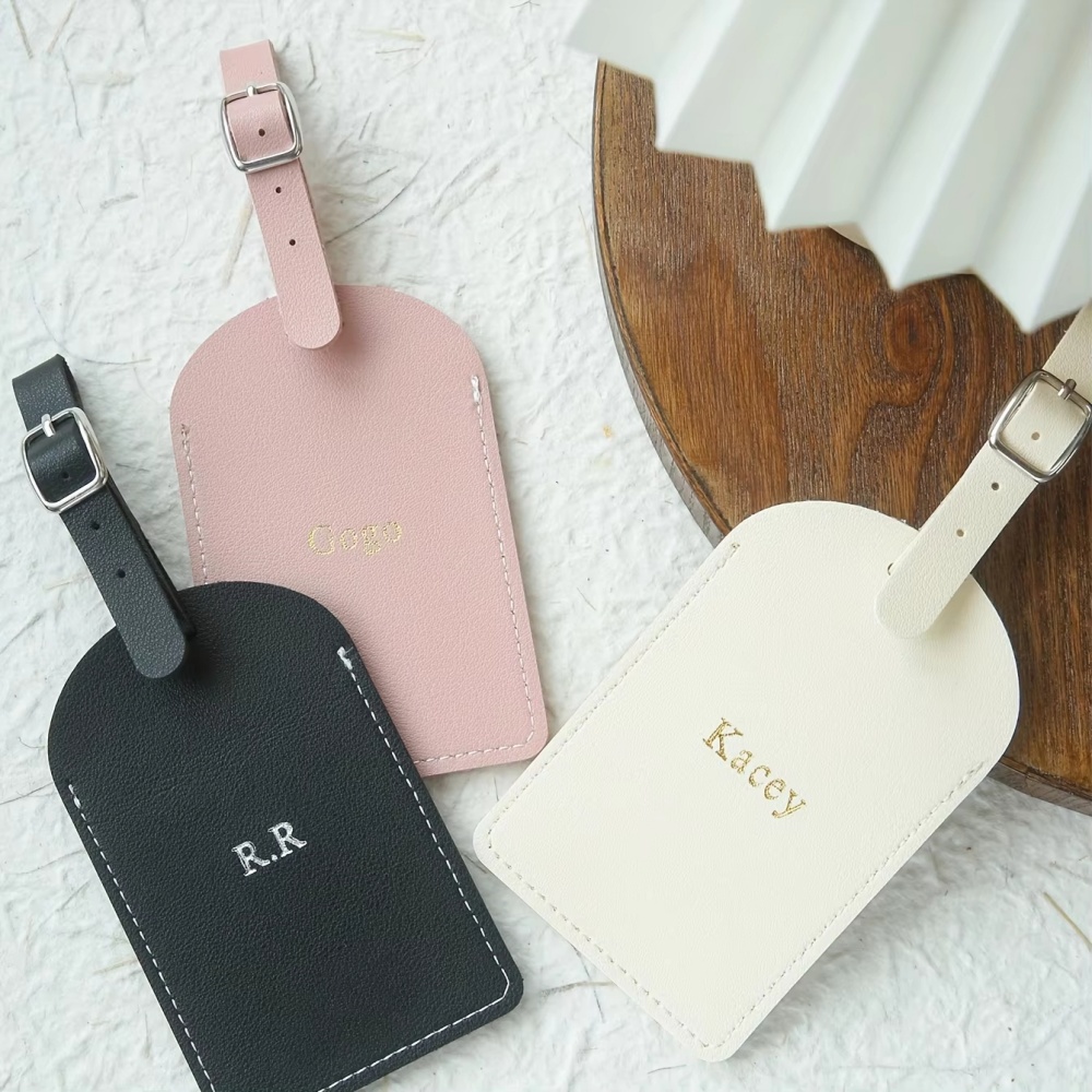 Gepersonaliseerde naam-etiket  - Luggage Tag Leather recensie en prijs