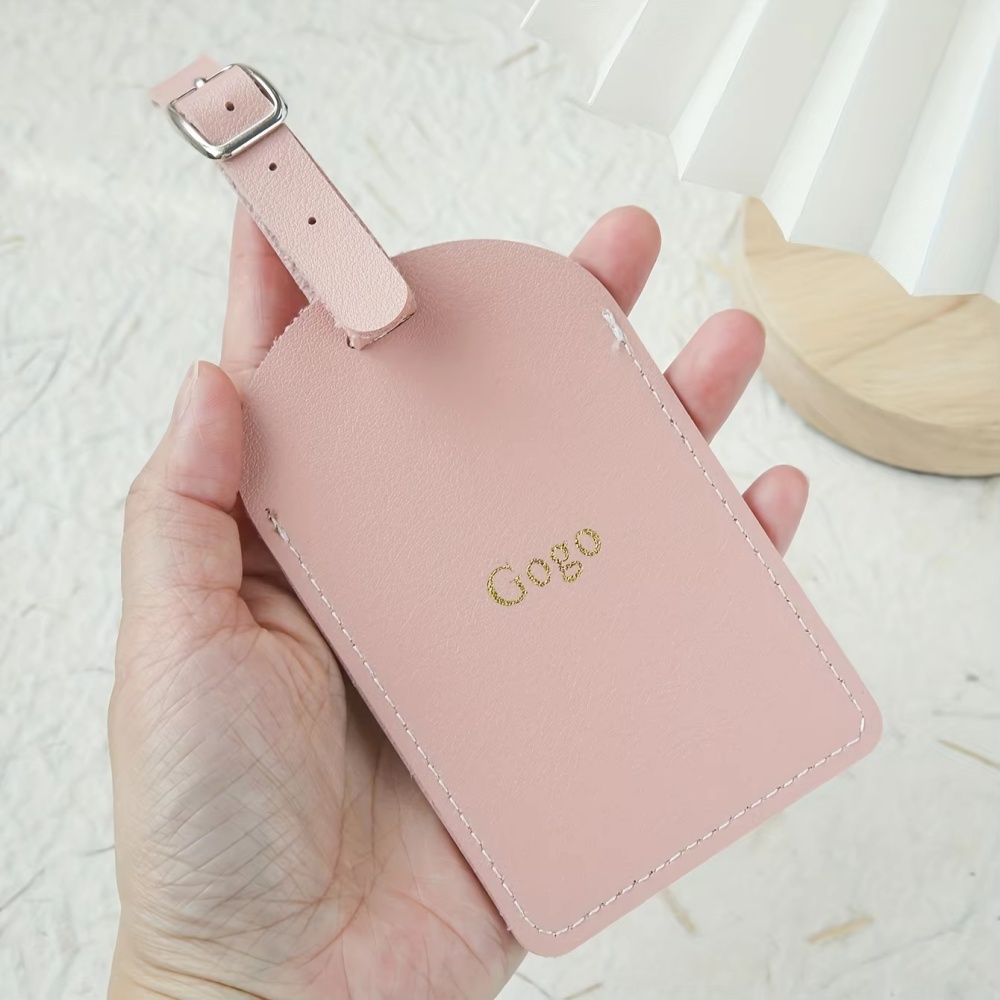 Gepersonaliseerde naam-etiket  - Luggage Tag Leather recensie en prijs