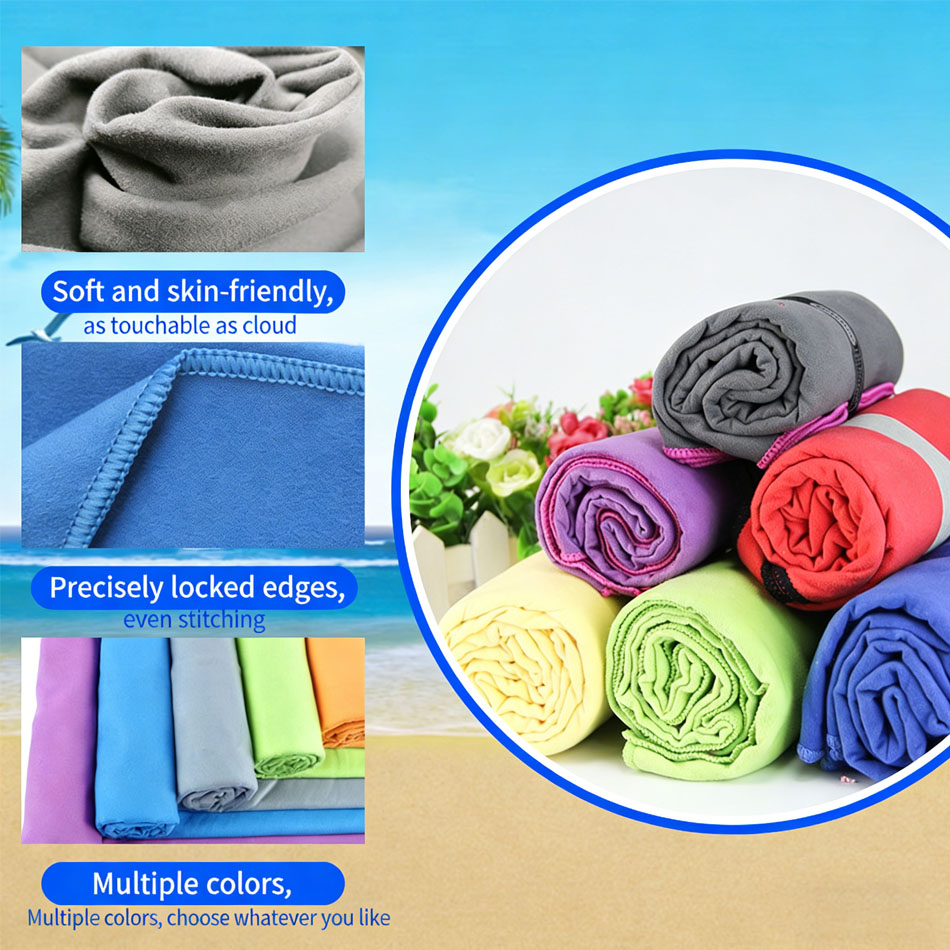 1PC microvezel strandhanddoek, - Travel Towel Quick Dry recensie en prijs