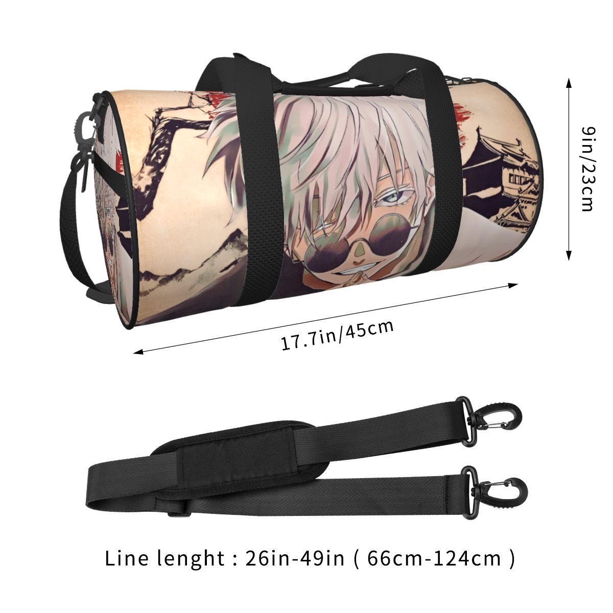 Satoru Gojo sporttas Japanse M - Shoe Bag Travel recensie en prijs